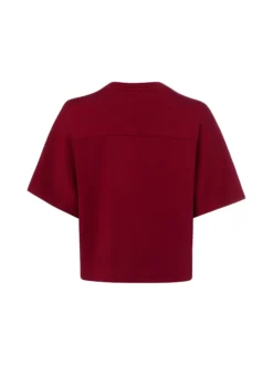 Msch Copenhagen Damen T-Shirt - MSCHMaelee in bordeaux