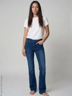 Mustang Damen Jeans in medium stone