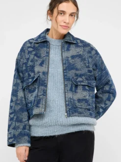 Mustang Damen Jeansjacke in medium stone