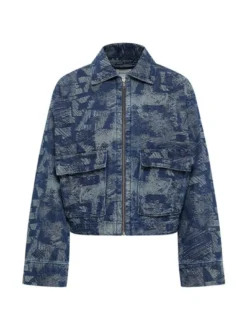 Mustang Damen Jeansjacke in medium stone