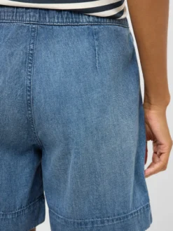 Mustang Damen Jeans Shorts in medium stone