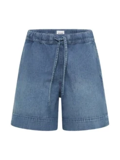Mustang Damen Jeans Shorts in medium stone