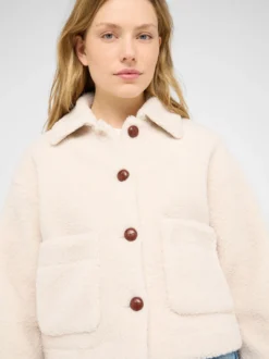 Mustang Damen Kastenjacke in ecru