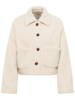 Mustang Damen Kastenjacke in ecru