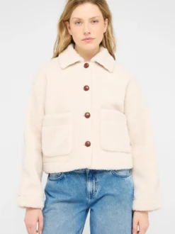 Mustang Damen Kastenjacke in ecru
