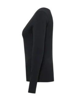 Mustang Damen Langarmshirt in schwarz - Ärmel: langarm