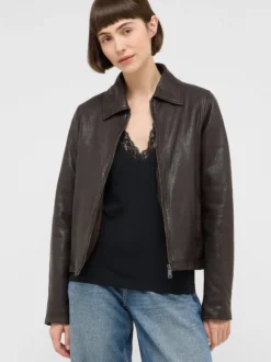 Mustang Damen Langarmshirt in schwarz - Ärmel: langarm