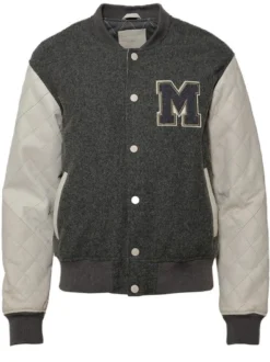 Mustang Damen Lederblouson in grau