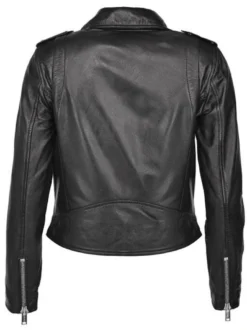 Mustang Damen Lederjacke in schwarz