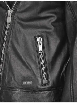 Mustang Damen Lederjacke in schwarz
