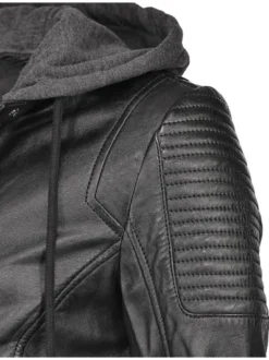Mustang Damen Lederjacke in schwarz