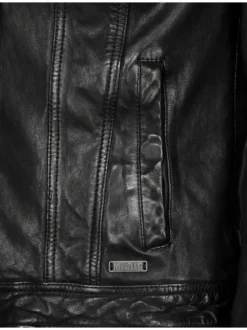 Mustang Damen Lederjacke in schwarz