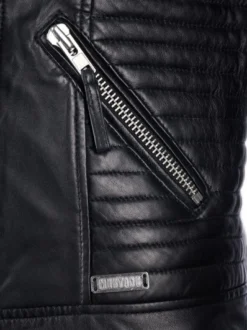 Mustang Damen Lederjacke in schwarz