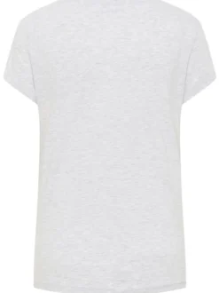 Mustang Damen T-Shirt in grau - Ausschnitt: Rundhals