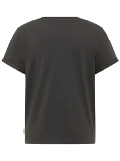 Mustang Damen T-Shirt in schwarz - Ausschnitt: Rundhals