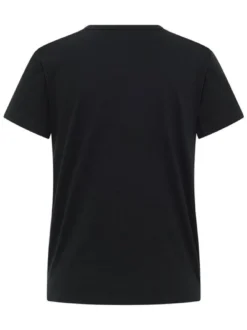 Mustang Damen T-Shirt in schwarz - Ausschnitt: Rundhals