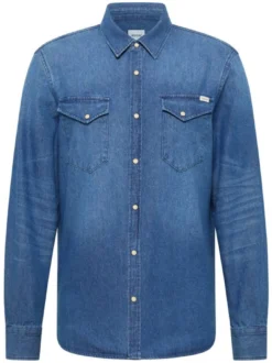 Mustang Herren Hemd in light stone