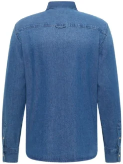 Mustang Herren Hemd in light stone