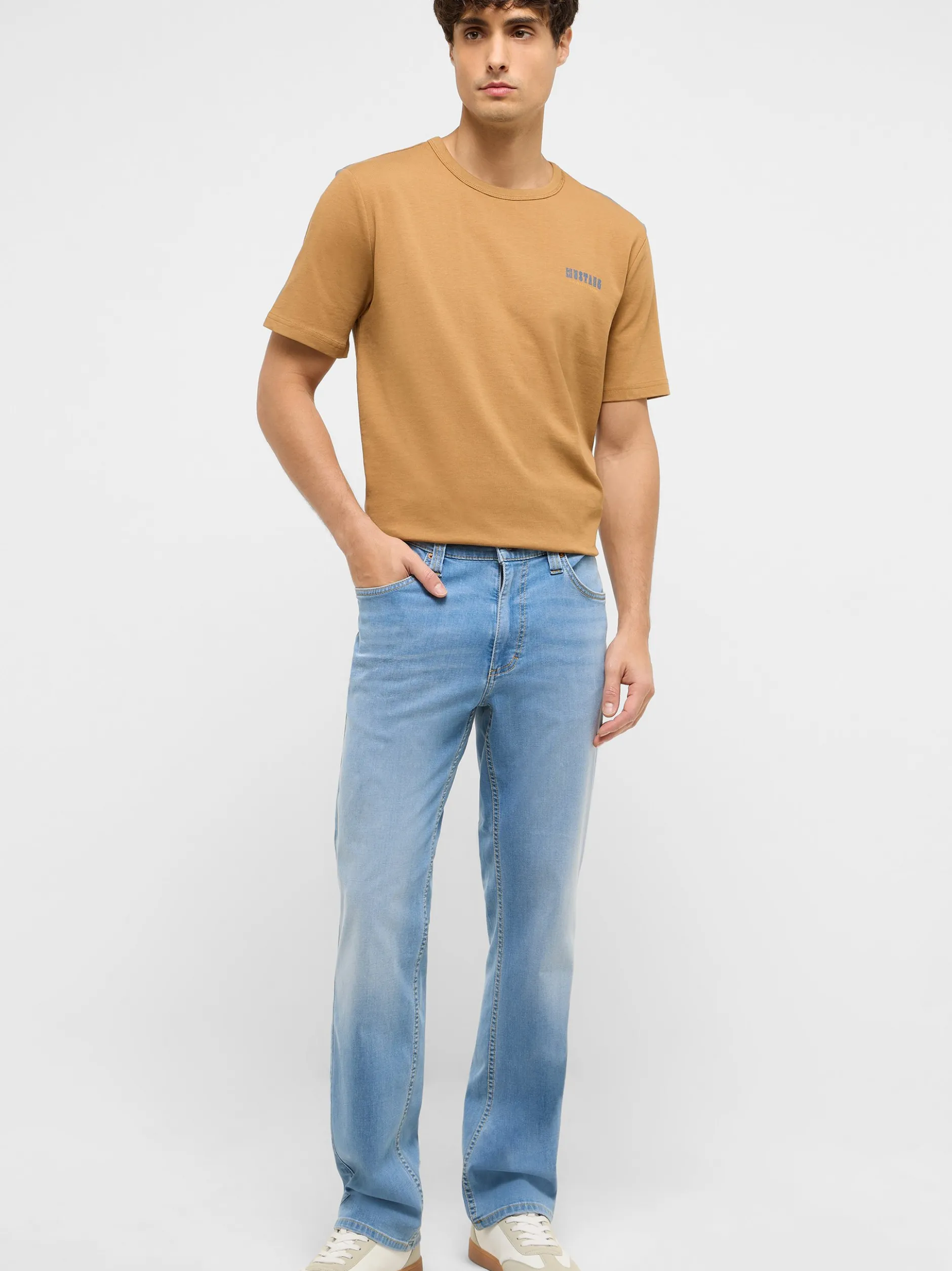 Mustang Herren Jeans in light stone