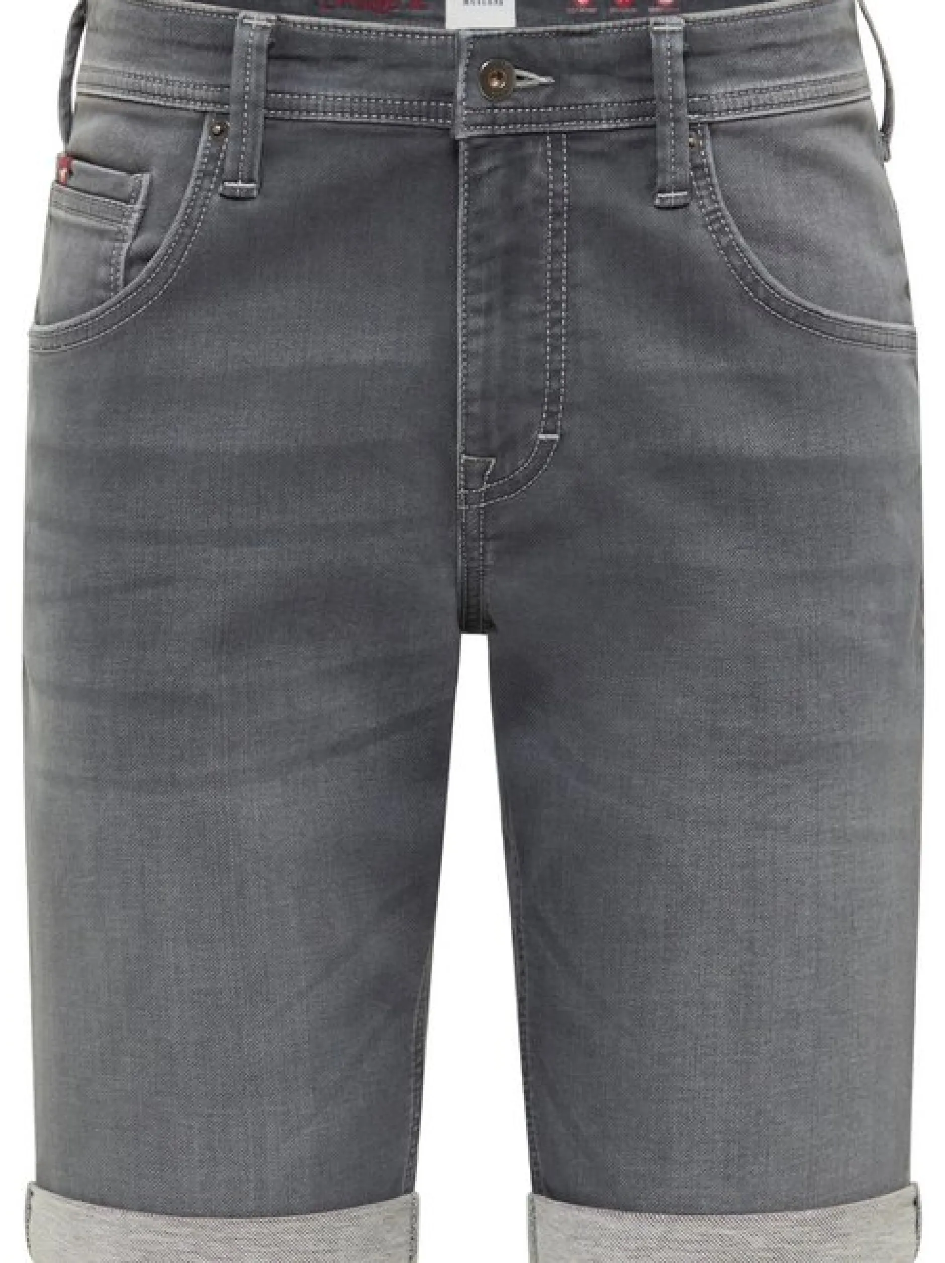 Mustang Herren Jeansshorts in schwarz