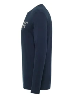 Mustang Herren Langarmshirt in blau - Ärmel: langarm