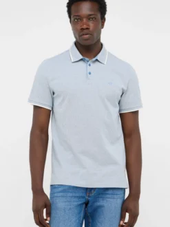 Mustang Herren Poloshirt in hellblau
