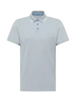 Mustang Herren Poloshirt in hellblau