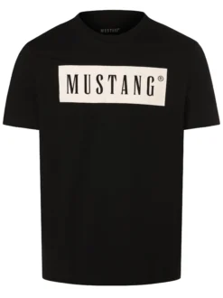 Mustang Herren T-Shirt - Austin in schwarz
