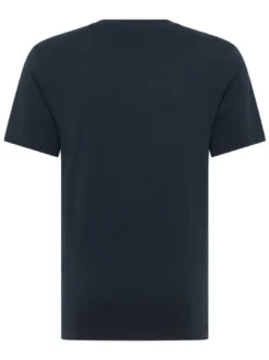 Mustang Herren T-Shirt in blau - Ausschnitt: Rundhals