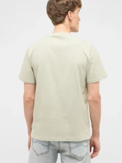 Mustang Herren T-Shirt in grün - Ausschnitt: Rundhals