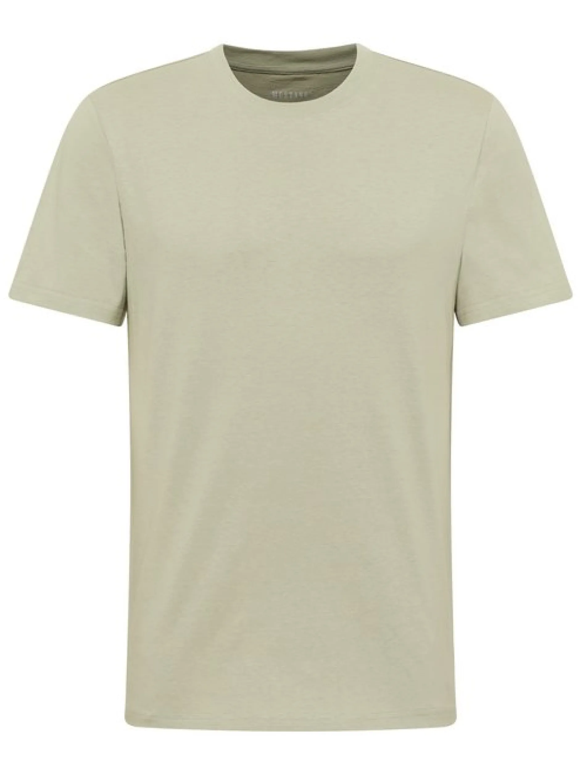 Mustang Herren T-Shirt in grün - Ausschnitt: Rundhals