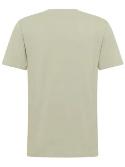 Mustang Herren T-Shirt in grün - Ausschnitt: Rundhals