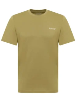 Mustang Herren T-Shirt in grün - Ausschnitt: Rundhals