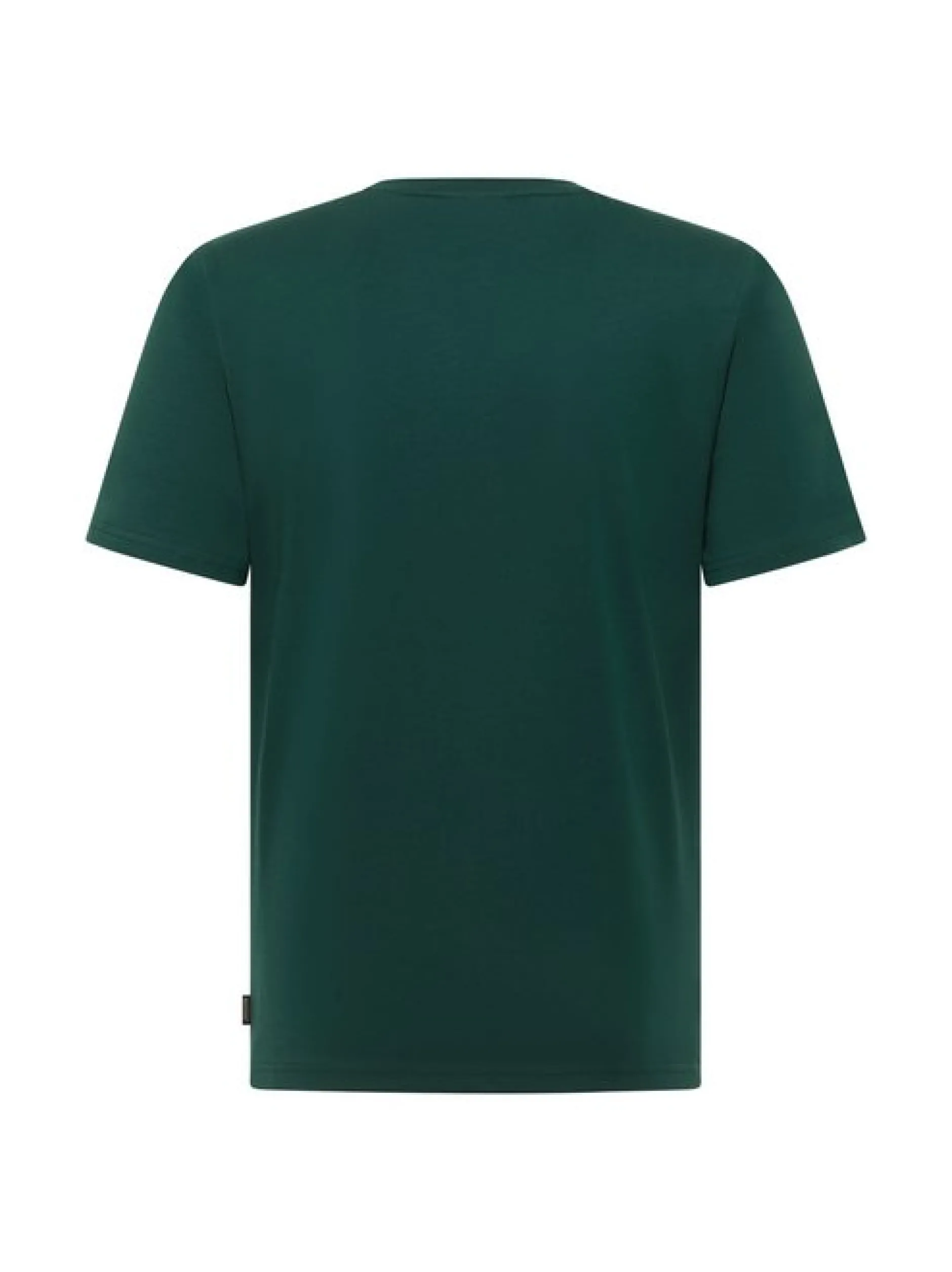 Mustang Herren T-Shirt in grün - Ausschnitt: Rundhals