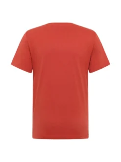 Mustang Herren T-Shirt in rot - Ausschnitt: Rundhals