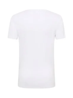 Mustang Herren T-Shirt in weiß - Ärmel: Halbarm
