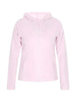 MyMo Damen Fleecejacke in lila