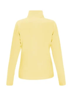 MyMo Damen Fleecepullover in gelb