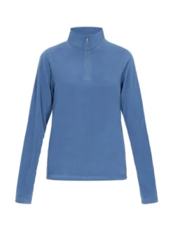 MyMo Damen Fleecepullover in blau