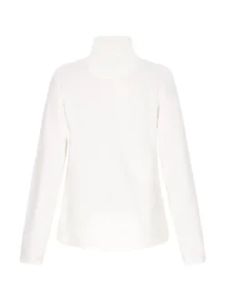 MyMo Damen Fleecepullover in ecru