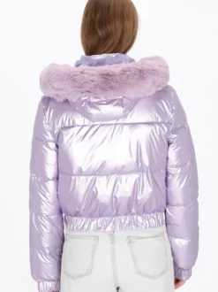 MyMo Damen Jacke in lila