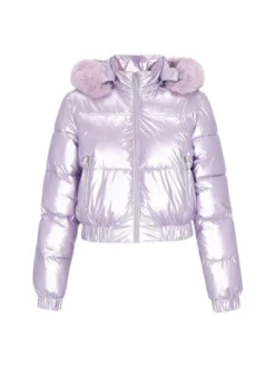 MyMo Damen Jacke in lila