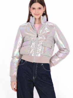 MyMo Damen Jacke in purple