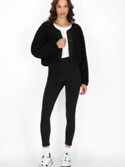 MyMo Damen Jacke in schwarz