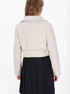 MyMo Damen Jacke in weiß