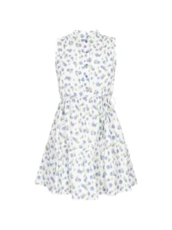 MyMo Damen Kleid in blau - Länge: mittel