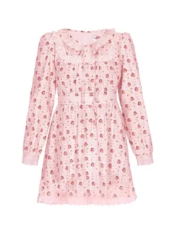 MyMo Damen Kleid in rosa - Länge: mittel
