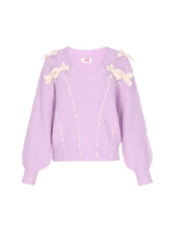 MyMo Damen Pullover in lila