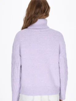 MyMo Damen Pullover in lila