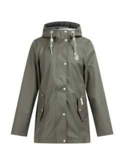 MyMo Damen Regenjacke in oliv